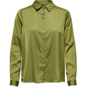 ONLY - ONLMIKA VIS SATIN SHIRT WVN - Blouse - Meisjes - Lange Mouwen - Regular Fit