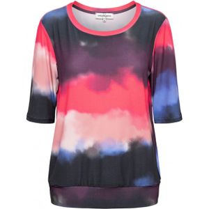 &Co Woman t-shirt multicolor (Maat: 2XL) - Halslijn: Ronde hals,