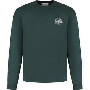 Pure Path Heren trui groen (Maat: XS) - Halslijn: Ronde hals,