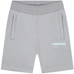 Malelions Worldwide korte broek grijs (Maat: 176)