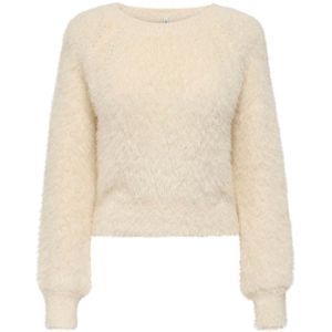 ONLY - ONLLULU LS RIB SHORT O-NECK CC KNT - Gebreide Pullover - Dames