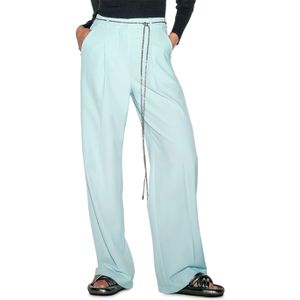 LUISA CERANO Wideleg-pants mit bundfalten broek blauw (Maat: 44)