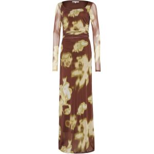 Bolina Island Dames jurk groen (Maat: S) - Halslijn: Ronde hals,