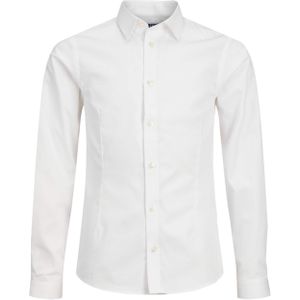 Jack & Jones Overhemd lange mouw wit (Maat: 164) - Effen