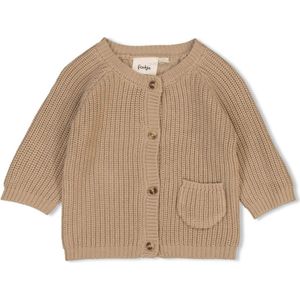 Feetje Trui  beige (Maat: 80) - Effen - Halslijn: Ronde hals, - Baby