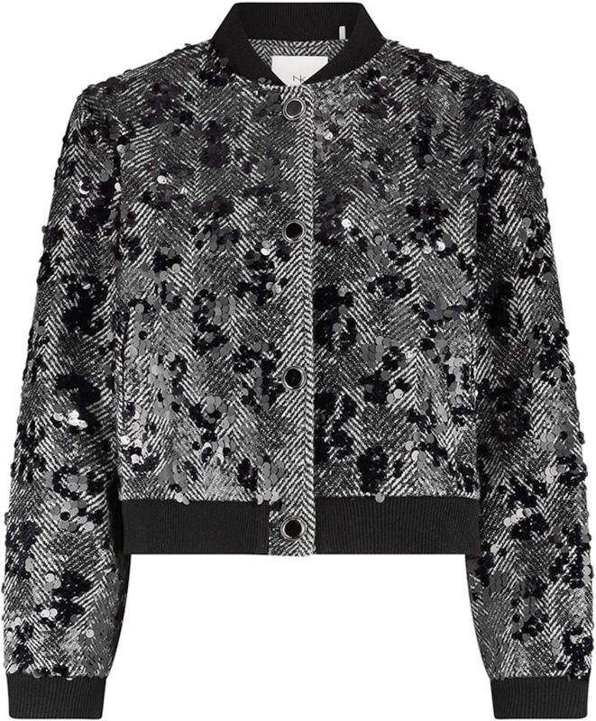 Nukus - Jas - Ecru - Glitter