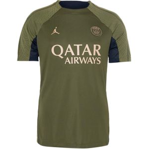 Nike T-shirt groen (Maat: M) - Logo - Halslijn: Ronde hals,