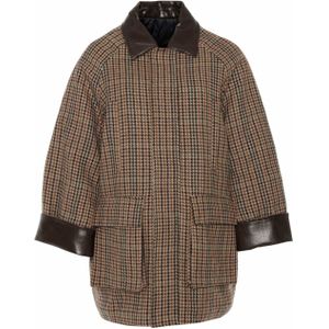 ELEH Dames jas bruin (Maat: 34)