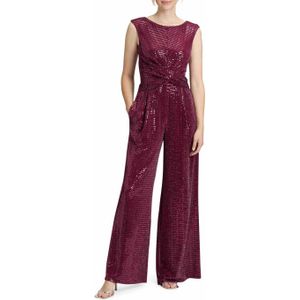 Vera Mont - Jumpsuit - Rood - Glitter Look - Elegant Silhouette