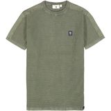 Garcia T-shirt groen (Maat: M) - Effen - Halslijn: Ronde hals,