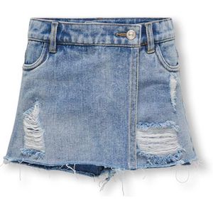 Only KOGTEXAS WRAP DNM SKORT GUA korte broek blauw (Maat: 134)