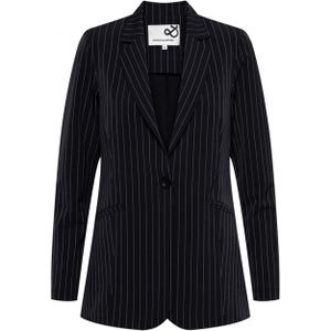 &Co Woman Blazer zwart (Maat: L) - Streep