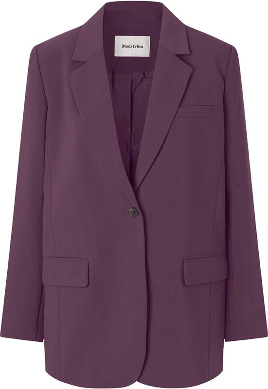 Modström Dames blazer paars (Maat: XS) - Effen