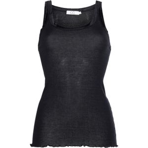 CC Heart Dames top zwart (Maat: L) - Halslijn: Ronde hals,