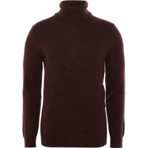 Profuomo Heren coltrui bordeaux (Maat: S) - Mélange - Halslijn: Col,