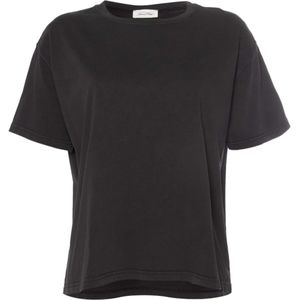 American Vintage T-shirt grijs (Maat: M) - Effen - Halslijn: Ronde hals,