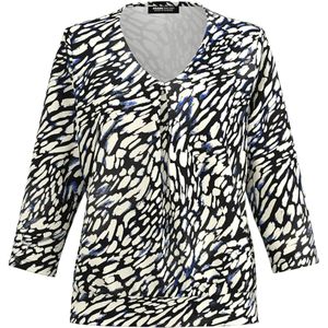 Frank Walder - Longsleeve - Blauw - V-hals