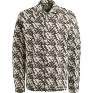 Cast Iron - Overshirt CSI2509228 - Grijs - Long Sleeve Shirt - Tech Jacquard