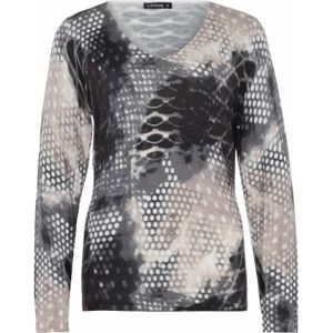 golléhaug - T-shirt - Grijs - Allover Print