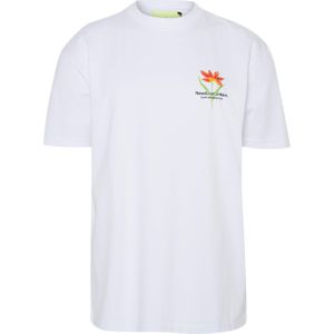 New Amsterdam T-shirt wit (Maat: M) - Fotoprint - Halslijn: Ronde hals,