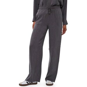 Esqualo - Pantalon Crinkle - Antraciet - Dames