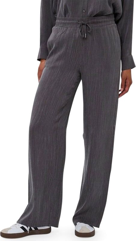 Esqualo - Pantalon Crinkle - Antraciet - Dames