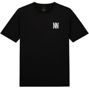 NIK & NIK T-shirt zwart (Maat: 176) - Tekst - Halslijn: Ronde hals,