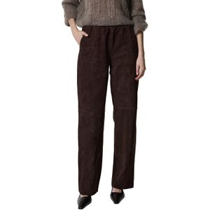 Alter Ego Lucca dames broek bruin (Maat: S) - Effen