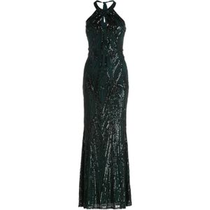 Vera Mont - Avondjurk - Donkergroen - Strapless - Maxi Lengte