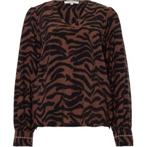 Garcia - J50030 - Blouse - Dierenprint - Lange Mouwen