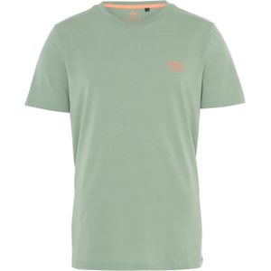 New Zealand Auckland T-shirt groen (Maat: XL) - Effen - Halslijn: Ronde hals,