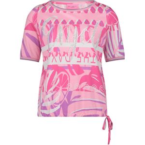 Betty Barclay - So Cosy T-shirt roze (Maat: 46) - Halslijn: Ronde hals,