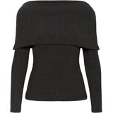 InWear - KRITHIW - Blouse - Zwart - Effen - Halslijn Off Shoulder