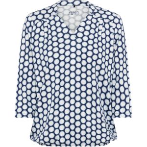 Olsen T-shirt blauw (Maat: 48) - Halslijn: V-hals,