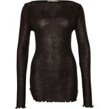 Seamless - Basic Shirt - Donkerbruin - Lange Mouwen - Aansluitende Pasvorm