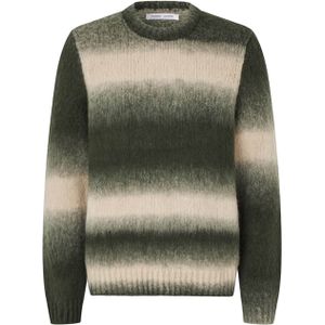 Samsøe Samsøe Heren trui groen (Maat: M) - Halslijn: Ronde hals,