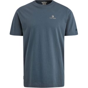 Cast Iron T-shirt blauw (Maat: L) - Halslijn: Ronde hals,