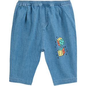Bobo Choses Roll the dice broek blauw (Maat: 12M) - Fotoprint - Baby