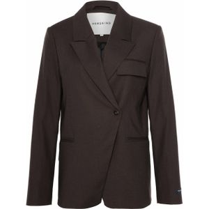 HERSKIND Dames blazer bruin (Maat: 42) - Effen