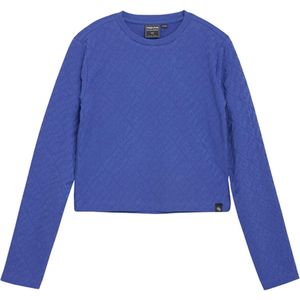 Indian Blue Jeans - Winter T-shirt - Blauw - Longsleeve - Logo/Jacquard