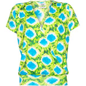 Kyra T-shirt groen (Maat: 42) - Halslijn: V-hals,