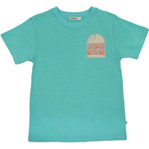 Ammehoela T-Shirt blauw (Maat: 104) - Fotoprint - Halslijn: Ronde hals,