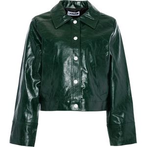 Laagam Dames jas groen (Maat: M) - Effen
