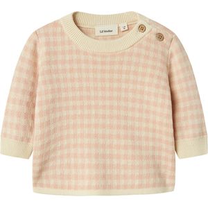 Lil' Atelier - NBFNADIE LS LOOSE KNIT - Trui - Roze