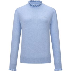 HV Society - HVSLanza - Trui - Beige - Mélange - Opstaande Kraag