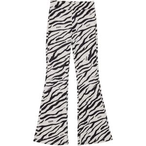 NIK & NIK Zebra Flared Pants broek zwart (Maat: 140)