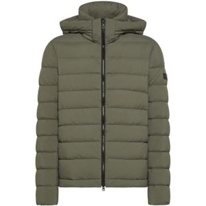 Peuterey Heren jas groen (Maat: S) - Effen