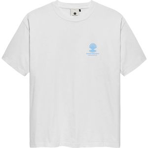 New Amsterdam Heren t-shirt wit (Maat: S) - Fotoprint - Halslijn: Ronde hals,