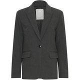 Moss Copenhagen - Henrike Blazer - Grijs - Dames - Getailleerd Jasje
