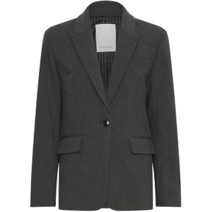 Moss Copenhagen - Henrike Blazer - Grijs - Dames - Getailleerd Jasje